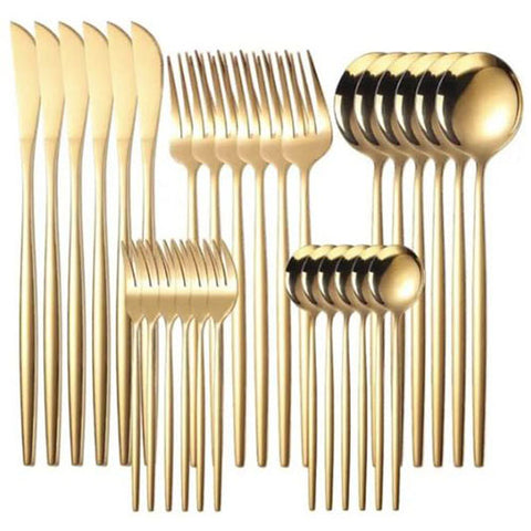 Stainless Steel Cutlery Set 30 pc