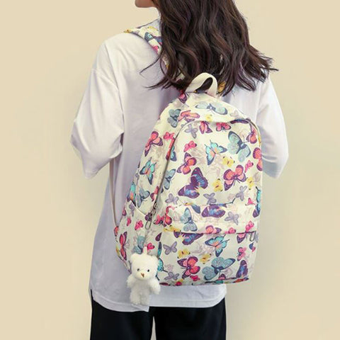 Butterfly Pattern Backpack