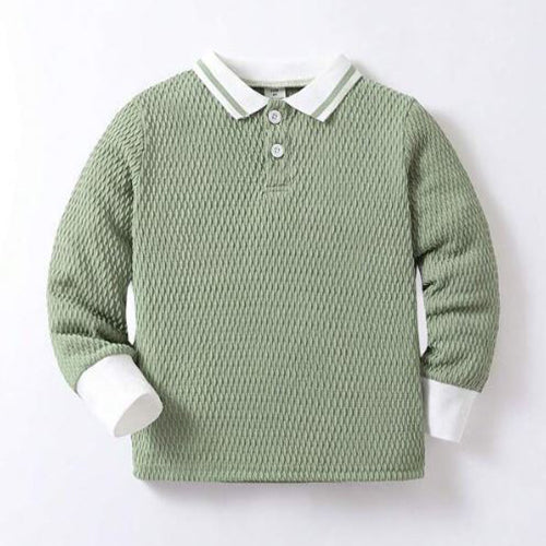 Boys Green Polo Shirt