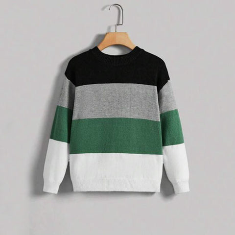 Tween Boy Colorblock Sweater