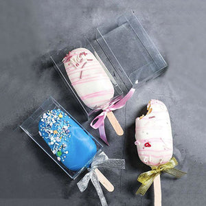 Transparent Cakesicle Boxes 10 pc