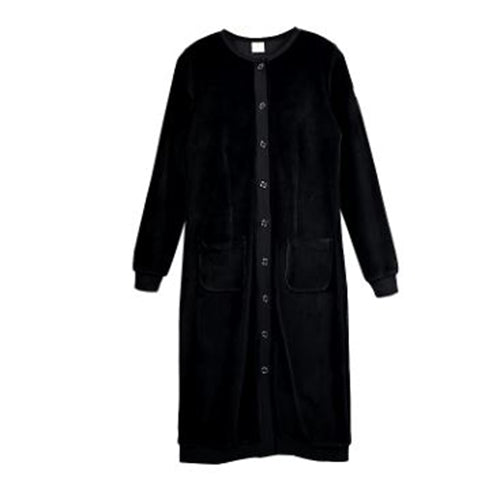 Velour Cardigan Dress