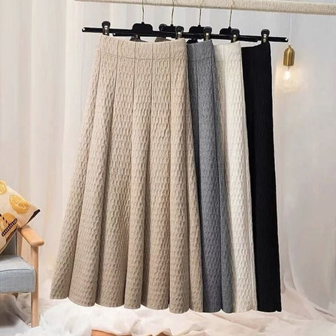 Textured Knit Skirt