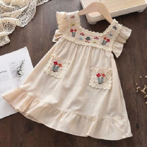 Embroidered Vintage Dress