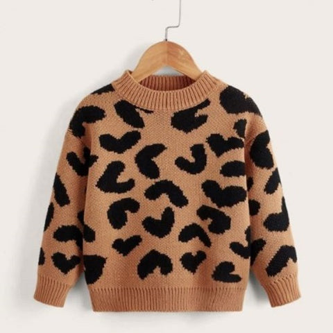 Toddler Girls Pattern Sweater