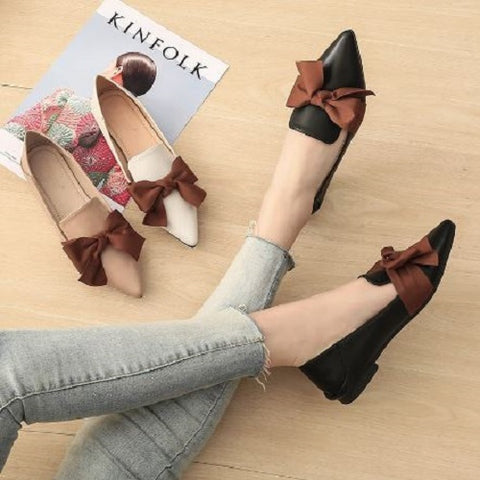 Pointed Bow Shoes