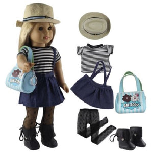 Blue Doll Outfit