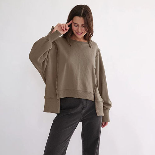 Asymmetrical Oversized Top