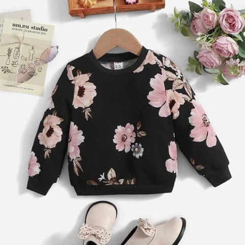 Baby Floral Print Sweatshirt