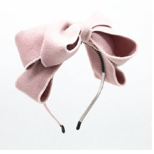 Fuzzy Bow Headband