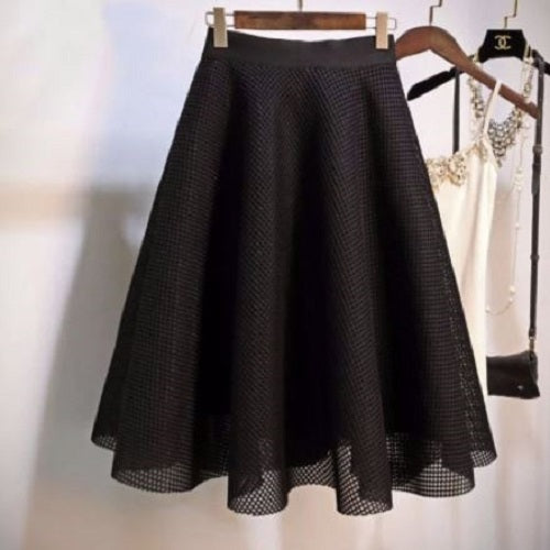 A-Line Mesh Skirt
