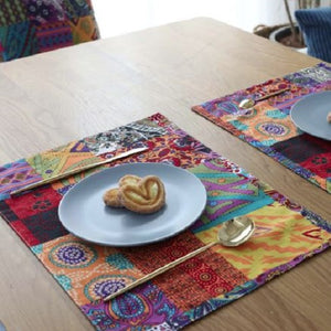 Bohemian Fabric Placemats