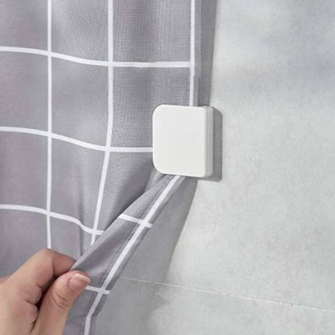 Adhesive Plastic Shower Curtain Clip 2 pc
