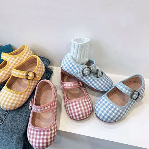 Gingham Mary Janes