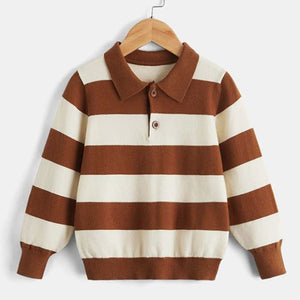 Toddler Boys Polo Lantern Sleeve Sweater