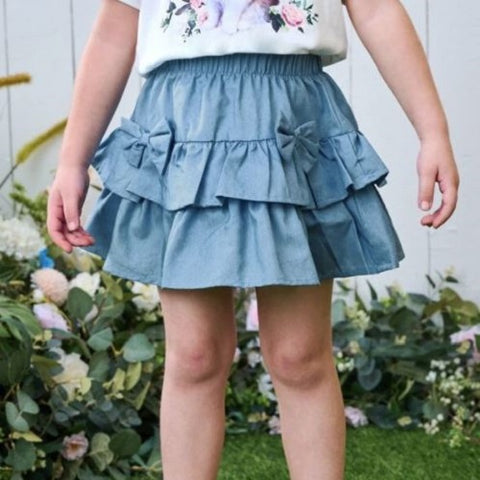 Toddler Girls Layered Skirt