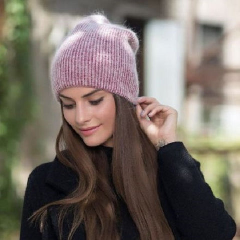 Cashmere Ribbed Hat