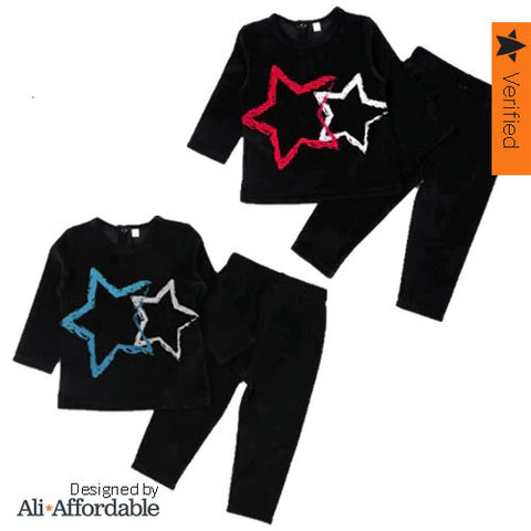 Velour Star Pajamas