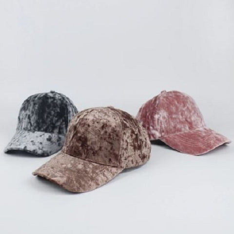 Crushed Velvet Cap