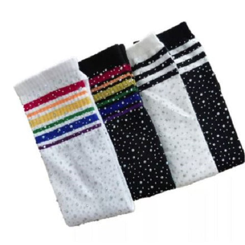 Rhinestone Socks