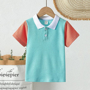 Toddler Boys Colorblock Polo Shirt