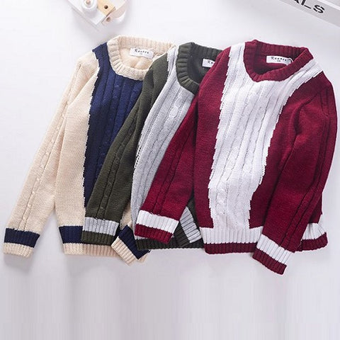 Knit Colorblock Sweater