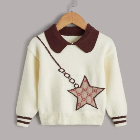 Toddler Girls Star Sweater