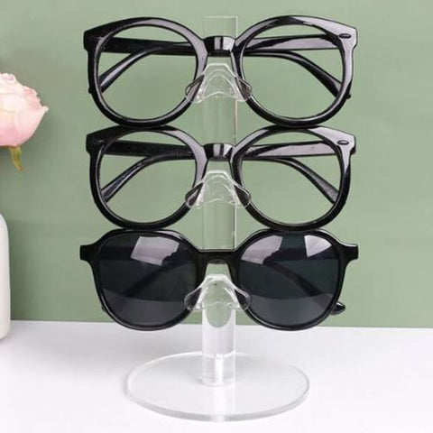Clear Glasses Storage Rack