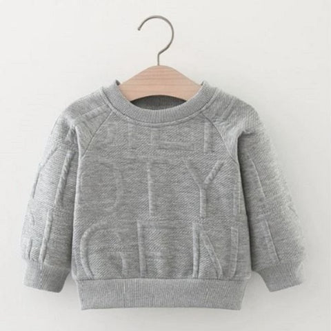 Baby Letter Pattern Sweater