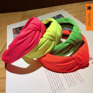 Neon Knot Headband