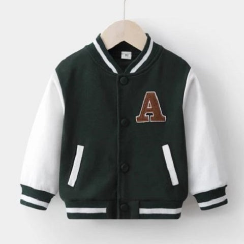Baby Letter Patch Jacket