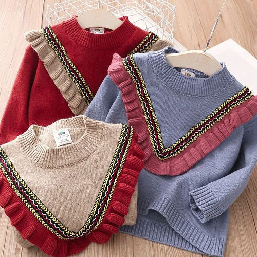 Knit Ruffle Sweater