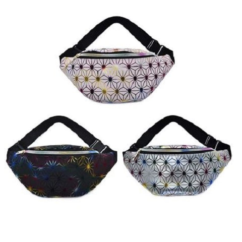 Metallic Print Belt Bag