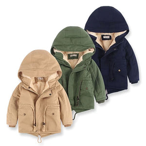 Hooded Fleece Lined Jacket