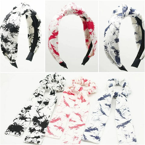 Tie Dye Headband/Scrunchie