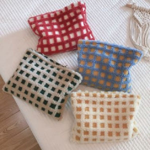 Wool Cosmetic Bag