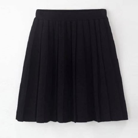 Girls Ribbed Knit Skirt