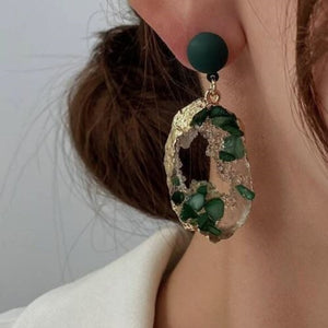 Resin Drop Earrings