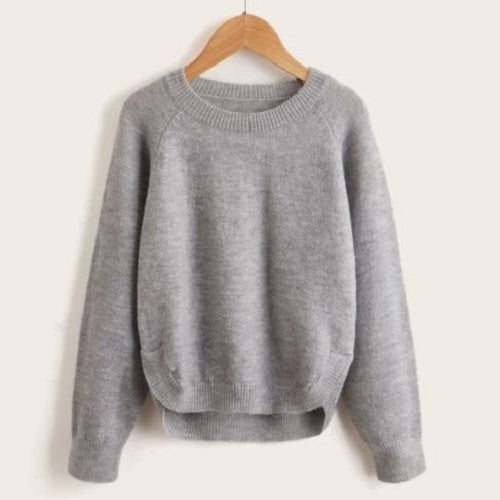 Girls High Low Sweater