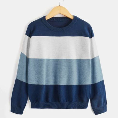 Boys Color Block Sweater