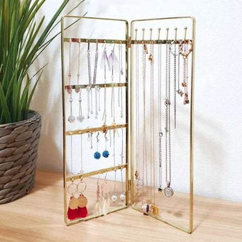 Foldable Jewelry Storage Rack