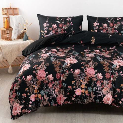 Floral Print Duvet Cover Set