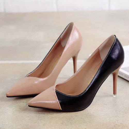 Colorblock Heels