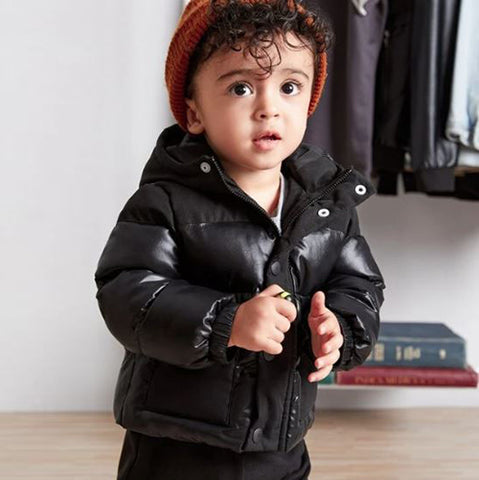 Baby Snap Button Puffer Coat