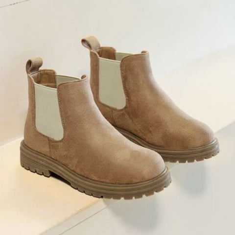 Boys Two Tone Slip On Boots
