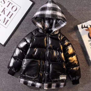 Plaid Hooded Coat