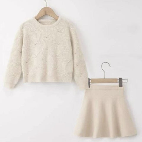 Toddler Girls Sweater & Knit Skirt