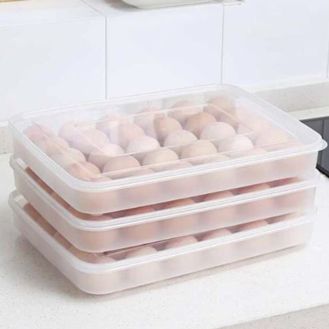 Clear Egg Storage Box 30 Grid