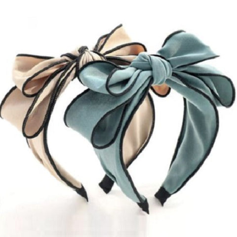 Trimmed Bow Headband