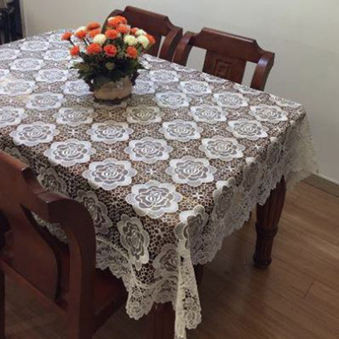 Lace Floral Tablecloth
